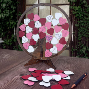 Heart Drop In Guest Book